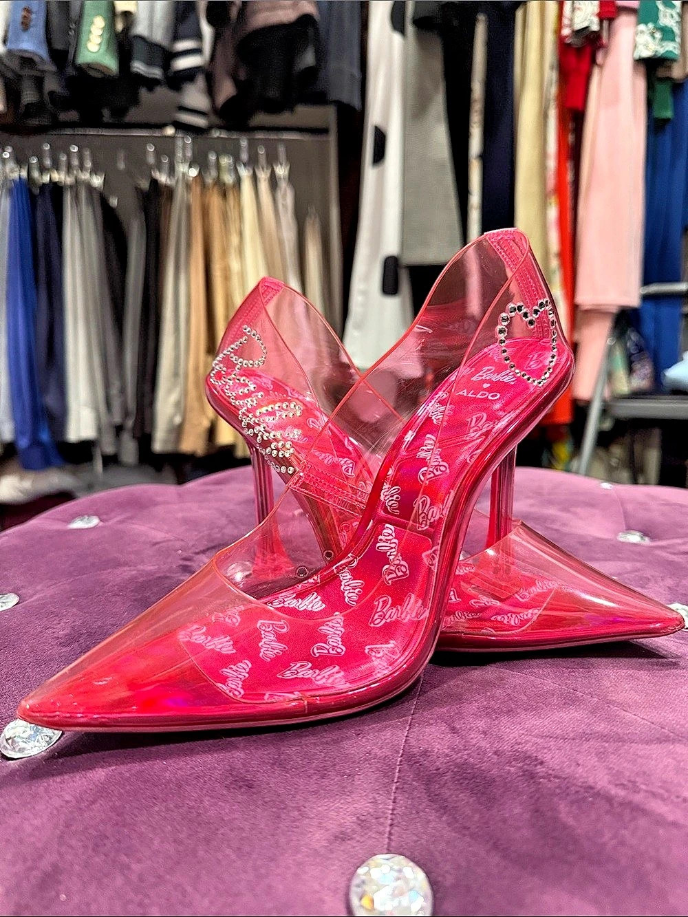 ALDO Barbiestessy Pink Pointed Toe Heels